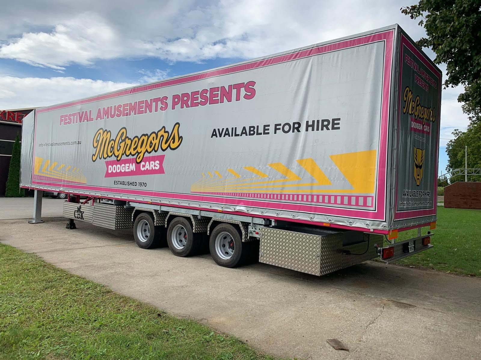Unser Autoscooter reist nach Australien
